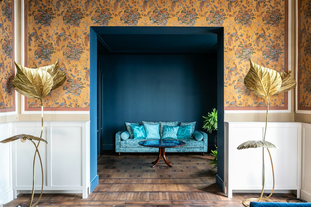 The Art Deco interiors at Ligurian Love